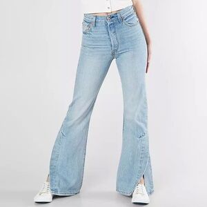 LEVI’S Premium Ribcage Split Flare jeans in Dazed and Confused